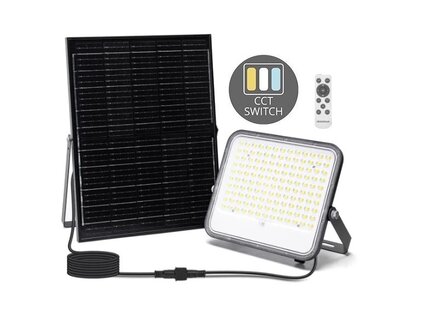 SOLAR LED VERSTRALER DIMBAAR &amp; CCT-SWITCH 200W 2000LM 