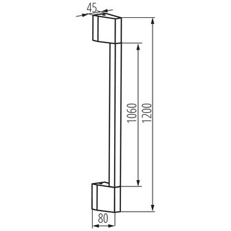 LINEAIRE LED WANDLAMP YALTE-D 330&deg; ZWENKBAAR IP54 230V 11W 500LM 