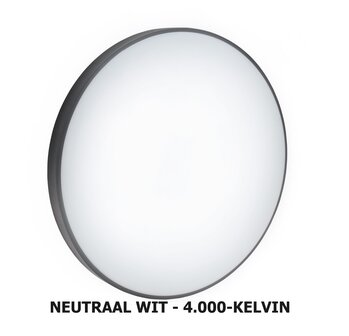 LED PLAFONDLAMP BLACK &amp; WHITE IP54 230V 40W 3000LM 4000K