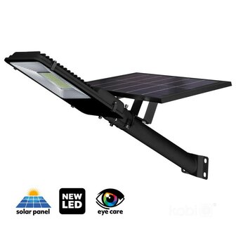 SOLAR LED STRAATLAMP SENSOR/REMOTE IP54 1100LM 4000K 