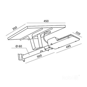SOLAR LED STRAATLAMP SENSOR/REMOTE IP54 1100LM 4000K 