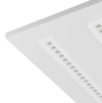 LED LOUVRE PANEEL WIT 60X60CM UGR-16 POWER &amp; CCT-SWITCH 