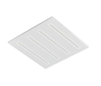 LED LOUVRE PANEEL WIT 60X60CM UGR-16 POWER &amp; CCT-SWITCH 