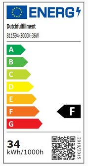 LED LOUVRE PANEEL WIT 120X30CM UGR-16 POWER &amp; CCT-SWITCH 