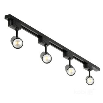 1-FASE TRACK SET NEXTRACK BLACK 1-METER - 4 X RAILSPOTS 