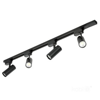 1-FASE TRACK SET NEXTRACK BLACK 1-METER - 4 X RAILSPOTS 