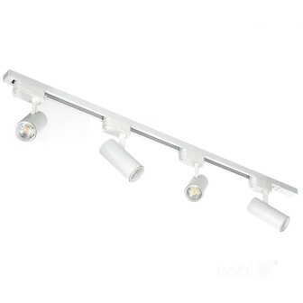 1-FASE TRACK SET NEXTRACK WHITE 1-METER - 4 X RAILSPOTS 