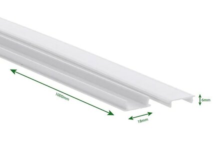 BLINDPLAAT AFDEKKING VOOR 3-FASE RAIL WIT OF ZWART