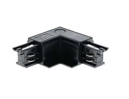 L-CONNECTOR INSIDE VOOR INBOUW 3-FASE RAIL WIT OF ZWART