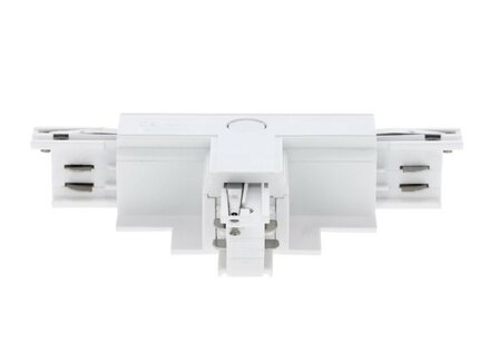 T-CONNECTOR RECHTS-1 VOOR INBOUW 3-FASE RAIL WIT OF ZWART