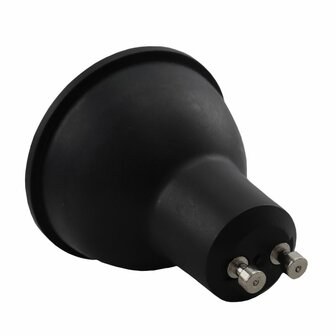 LED SPOT ZWART DIMBAAR 230V GU10 60&deg; 3W 248LM 