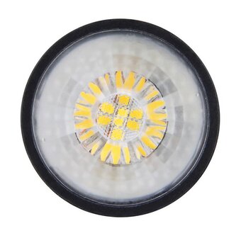 LED SPOT ZWART DIMBAAR 230V GU10 60&deg; 3W 248LM 
