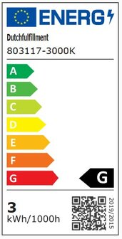 LED SPOT DIMBAAR 230V GU10 60&deg; 3W 248LM WARM WIT 