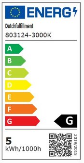 LED SPOT DIMBAAR 230V GU10 60&deg; 5W 422LM WARM WIT 