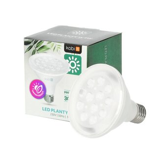 LED PLANTENLAMP PLANTY PAR30 E27 9W VOLSPECTRUM GROEILAMP