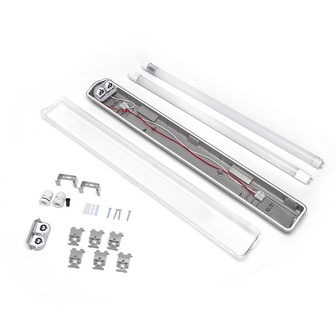 LED TL ARMATUUR IP65 DUBBEL 60CM 230V 18W 2160LM 4000K
