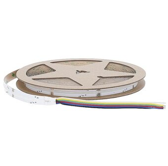 RGB+CCT COB LED STRIP 24V/DC 560LED/M. 15W/M. MULTICOLOR &amp; 2700K-6500K 