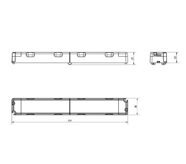 LED NOODLAMP INBOUWSPOT LENS 360&deg; &amp; GANGPADEN 