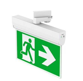 3-FASE LED NOODVERLICHTING WIT MET PICTOGRAM
