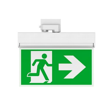 3-FASE LED NOODVERLICHTING WIT MET PICTOGRAM