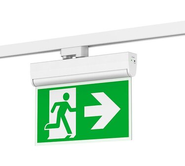 3-FASE LED NOODVERLICHTING WIT MET PICTOGRAM