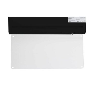 LED NOODLAMP WAND &amp; PLAFOND ZWART 4 PICTOGRAMMEN 3,5W 150LM 