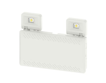 LED TWIN SPOT NOODVERLICHTING IP65 5W 500LM SELF-TEST 