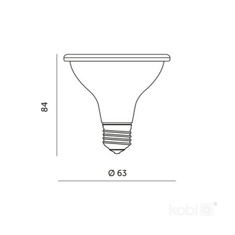 LED PLANTENLAMP PLANTY PAR20 E27 7W VOLSPECTRUM GROEILAMP