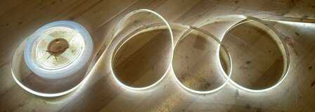 CCT COB LED STRIP IP65 24V/DC 608LED/M. 7W/M. 2700K-6500K