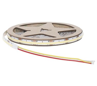 CCT COB LED STRIP IP20 24V/DC 608LED/M. 7W/M. 2700K-6500K