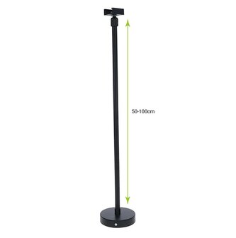 OPHANGSYSTEEM-SET 3-FASE RAILS 50CM/100CM WIT OF ZWART