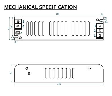 LED TRANSFORMATOR 24V/DC 80-WATT 3,33A