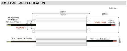 LED TRANSFORMATOR IP67 24V/DC 200-WATT 8,30A