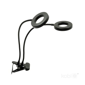 LED KWEEKLAMP VITARO-RING 2 MET TIMER/DIMMER