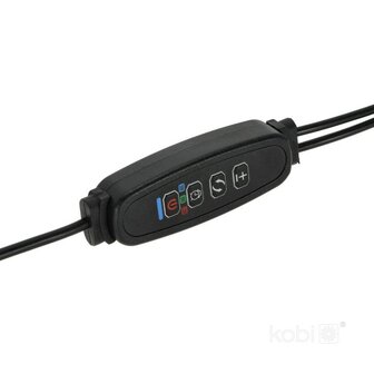 LED KWEEKLAMP VITARO-RING 2 MET TIMER/DIMMER