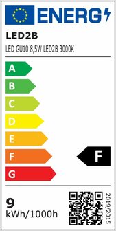 LED SPOT BASIC 120&deg; 230V GU10 8,5W=75W 800LM 3000K