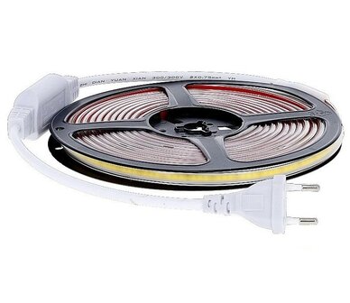 COB LED STRIP 230V IP65 4-METER 4000K NEUTRAAL WIT 