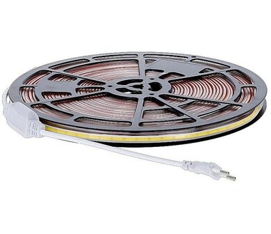 COB LED STRIP 230V IP65 18-METER 2700K WARM WIT 