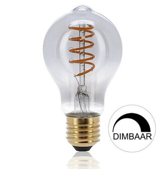 LED FILAMENT A60 PEER SMOKY DIMBAAR E27 6W 300LM 2000K  