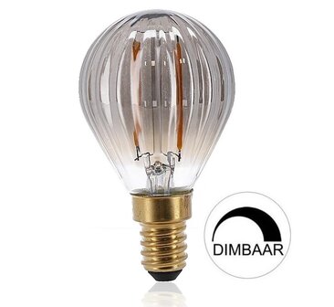 LED FILAMENT G45 MINI-LAMP SMOKY E14 2W 60LM 2000K  