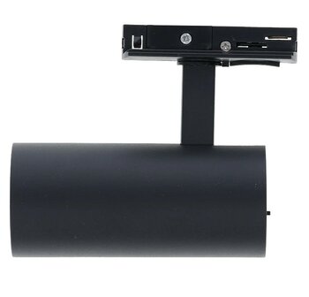 1-FASE LED RAILSPOT ZWART DIMBAAR 230V 10W 780LM CCT-SWITCH