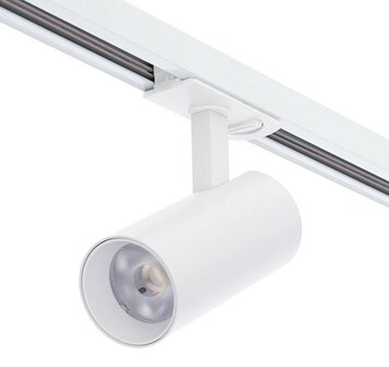 1-FASE LED RAILSPOT WIT DIMBAAR 230V 10W 770LM CCT SWITCH