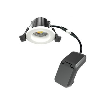 LED INBOUWSPOT WIT IP65 38&deg;/60&deg; CCT-SWITCH 4W 400LM 