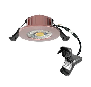 LED INBOUWSPOT SLIM KOPER IP65 38&deg;/60&deg; CCT-SWITCH 6W 600LM 