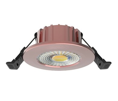 LED INBOUWSPOT SLIM KOPER IP65 38&deg;/60&deg; CCT-SWITCH 6W 600LM 