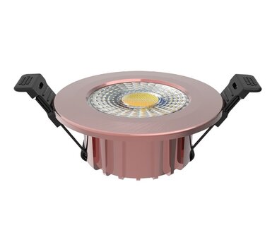 LED INBOUWSPOT SLIM KOPER IP65 38&deg;/60&deg; CCT-SWITCH 6W 600LM 