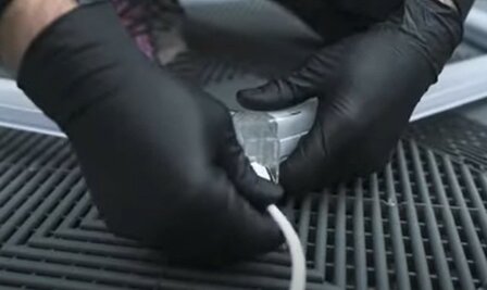 LED HEXAGON 8 HONINGRATEN COMPLEET SET KOEL WIT 