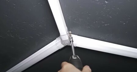 LED HEXAGON 14 HONINGRATEN COMPLEET SET KOEL WIT 