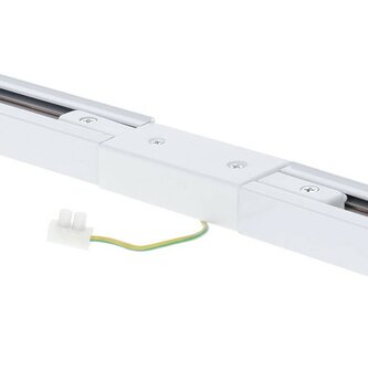 MIDDENVOEDING CONNECTOR VOOR 1-FASE RAILS WIT OF ZWART