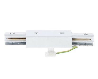 MIDDENVOEDING CONNECTOR VOOR 1-FASE RAILS WIT OF ZWART